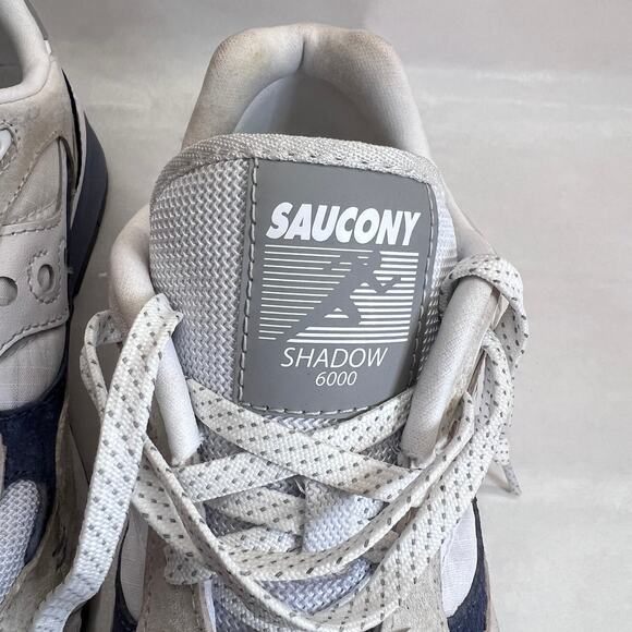 Saucony Shadow 6000 S70674-6 White Blue Beige Men’s Sneakers Size 8 main image 13